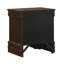 Table de chevet 2 tiroirs en cappuccino captivant pour chambre à coucher avec tiroirs, rehaussant la beauté