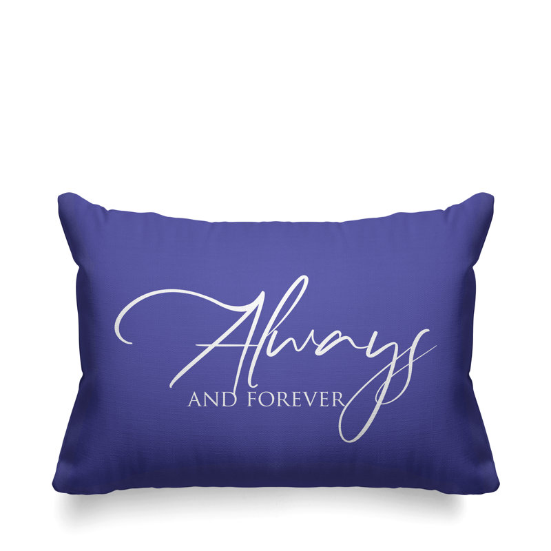 Housse et insert de coussin rectangulaire extérieur Aspire Always and Forever, Iris