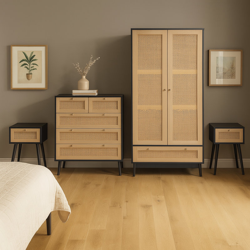 Croxley Piece Bedroom Set, Black