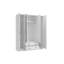 Niss 4 Door Wardrobe With Shelves And Hanging Rails Modern Bedroom Storage Solution-814064820