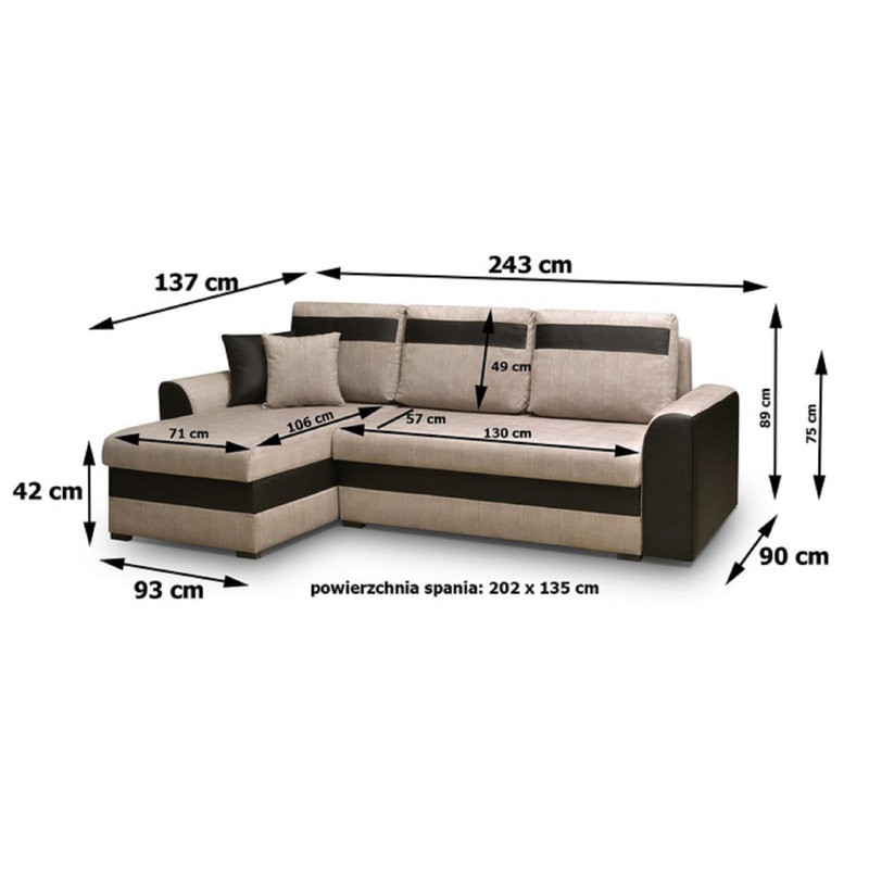 4 Seater Sofa Bed