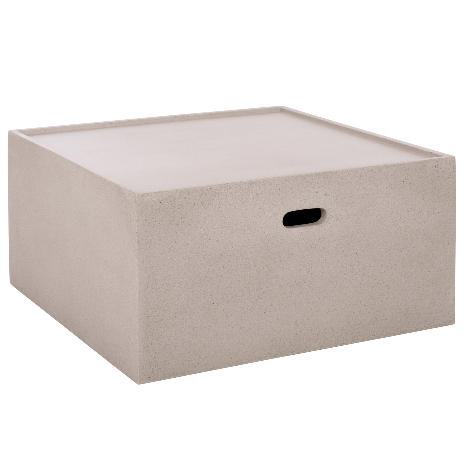 Hardesty 27" Patio Table, Beige
