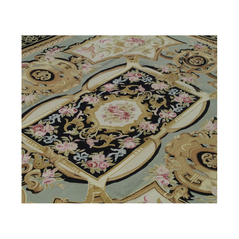 Aubusson Renaissance Wool Oriental Area Rug