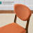 2-Piece Mid-Century Modern Wood & Upholstered Dining Chair Set-548594467-548594464