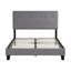 Full Size Upholstered Platform Bed Frame With Tufted Headboard, No Box Spring Needed