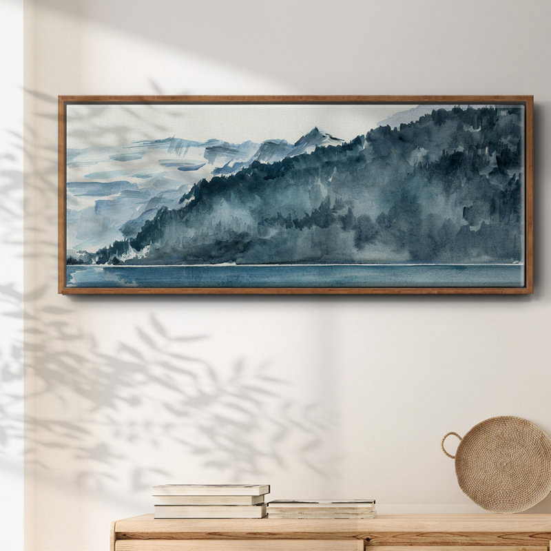 Winter Fjords II- Framed Canvas