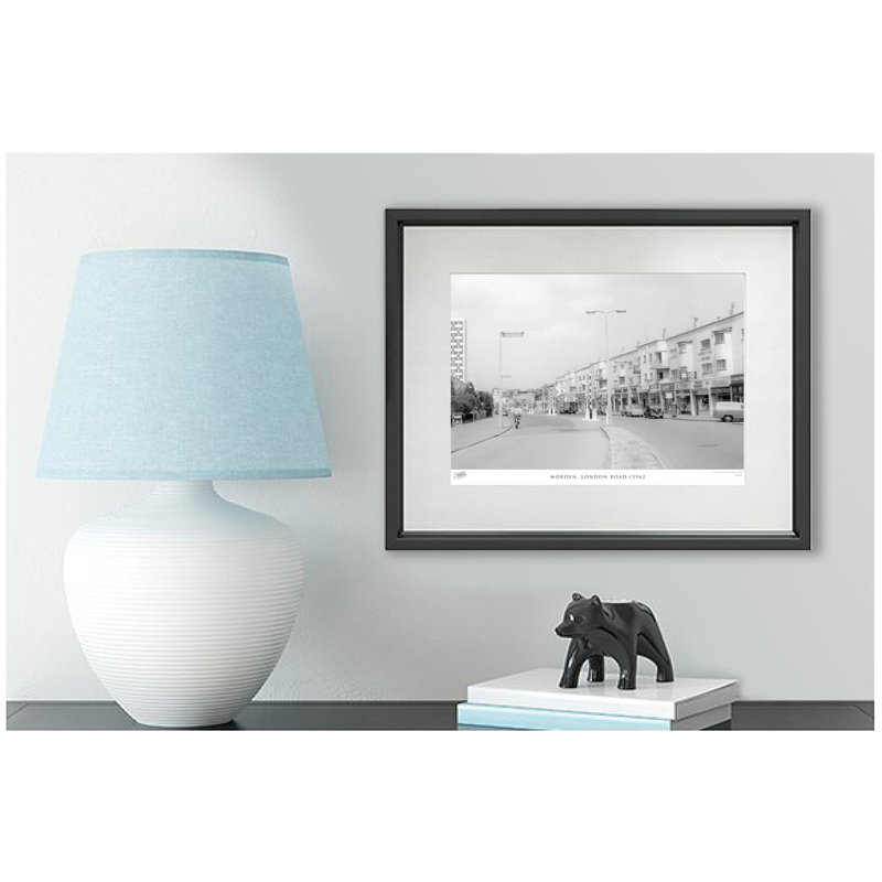 Morden, London Road C1962 by Francis Frith - Single Picture Frame Print, 40cm H x 50cm W x 2.3cm D