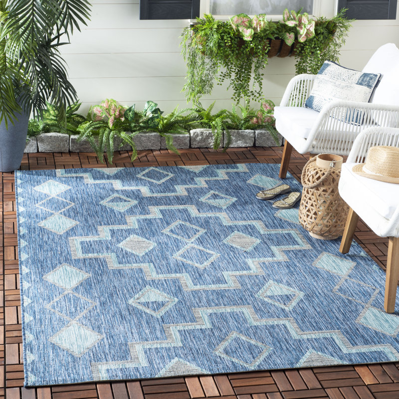 Tapis intérieur / extérieur Amarien, Rectangle 6 pi 7 po x 9 pi 6 po