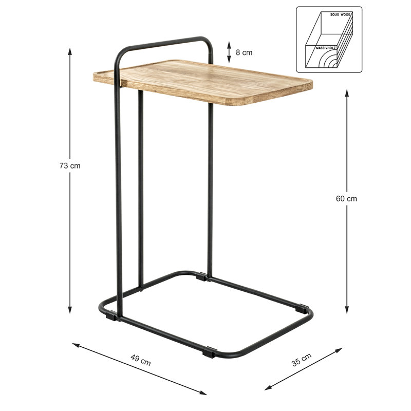 Mengiste Frame End Table