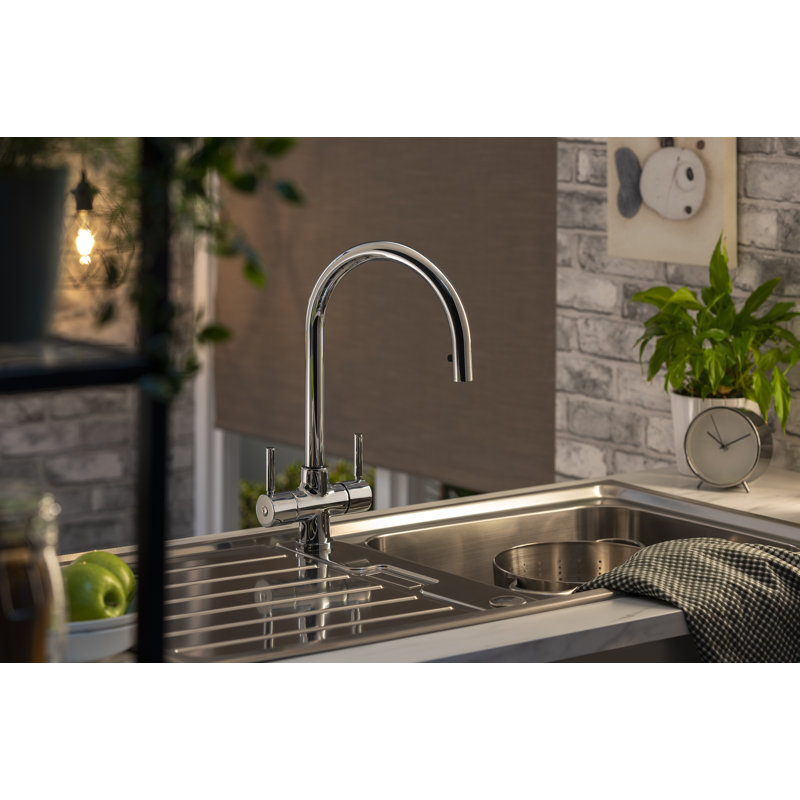 Abode Zest Monobloc Pull Out Tap, Chrome