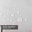 Rideau de douche blanc en marbre rose avec 12 crochets-127352407