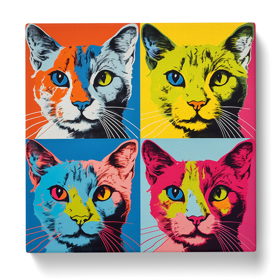 Katze Pop Art Nr.2 - Kunstdrucke