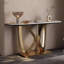 Console de style moderne en pierre frittée-555262589