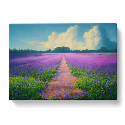 Fantastic Bluebell Field - Wrapped Canvas
