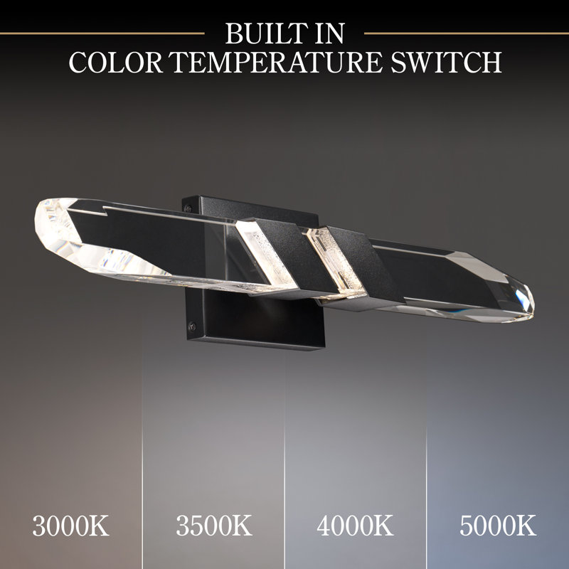 Traverse 1 - Light LED Vanity Light, Aged Brass