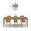 Luminaire suspendu large 19,75 "Aashman
