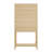 Modern Computer Desk With Hutch, Three-color Led Lighting & Pegboard Organizer - Study Desk With Drawer & Storage Shelves-1069951070