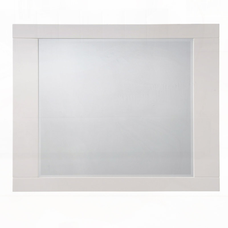 White High Gloss Finish Mirror