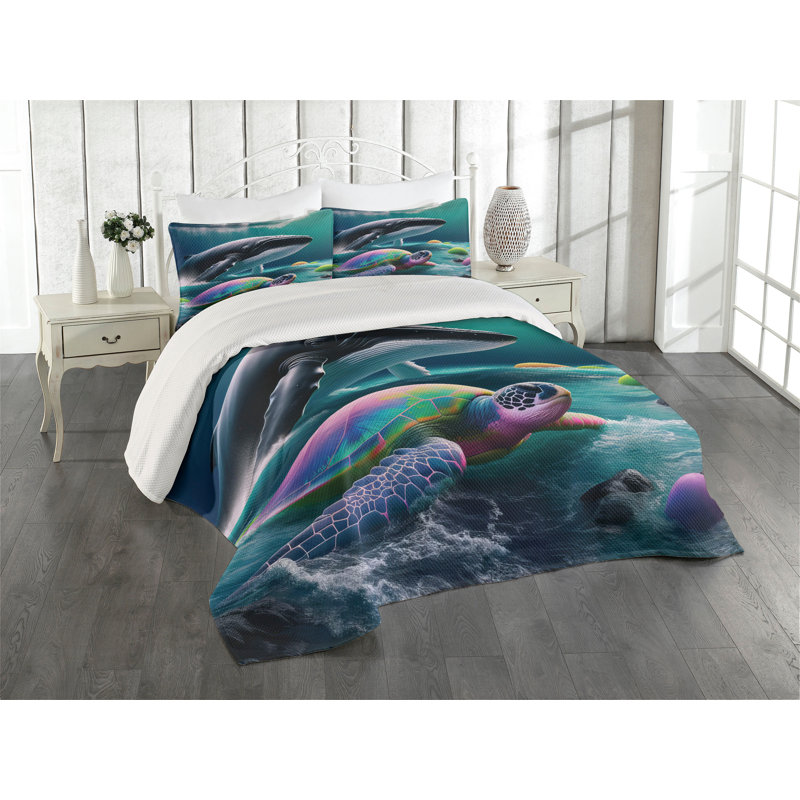 Polyester Coverlet, King Coverlet + 2 Standard Shams