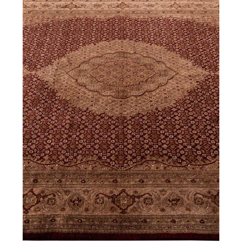 Overdyed Hand-Knotted Wool Modern-Contemporary Brown Area Rug 6' 1" x 9' 0"