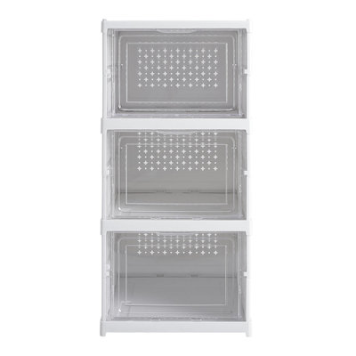 Audres 3 Pair Stackable Shoe Rack