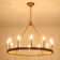 Loene 12 - Light Dimmable Kitchen Island Wagon Wheel Chandelier