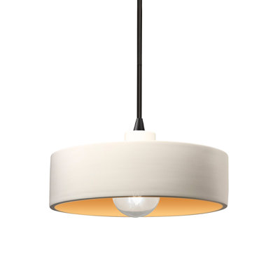 Luminaire suspendu cylindrique à 1 lumière Colgate