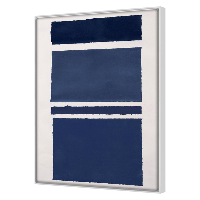 Blue Colorblock 2 Print by Goderwis, Kyle