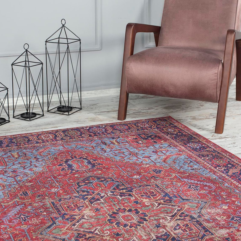 Premium 100% Polyester Area Rug, 6.9 x 10.2 ft | 1850 g/m², 0.2 in Pile Height | Recycled Poly Cotton Underside | Machine Washable at 30°C | Soft, Durable, Eco-Friendly Design for Modern Living Spaces