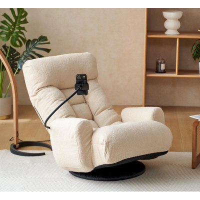 360 Degree Rotatable Sofa Chair,Rotatable seat Leisure Chair deck chair,Adjustable head and waist game chair lounge chair
