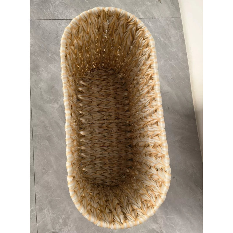 Toilet Paper Storage Basket Wicker Organizer Paper Holder With Lavender Sachet-gy, Yellow