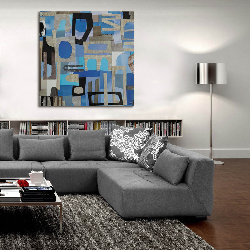  «Skies Over The Camargue 1» par Coco Good, art mural en verre acrylique, H 36 po x l 36 po x P 0,2 po