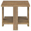 Rustic 3-Piece Coffee Table Set with Functional Storage and Display