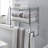 Tulane 2 Piece Metal Tiered Shelf with Towel Bar