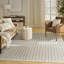 Tapis scandinave noir ivoire Ebern Designs Reimann-1448540447