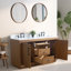 Ensemble de meuble-lavabo autoportant 60 po avec plateau en marbre d'ingénierie Avignon-121607144-93982837-114248493
