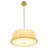 Basye 4 - Light Gold Drum Pendant