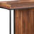 Rectangular Desk With Walnut & Sandy Black Finish - 1 Drawer, Metal Sled Base, Bearing, 62"x31"x24" Measurements Synthetic Wood, Support, 24"x62"x31" Dimensions