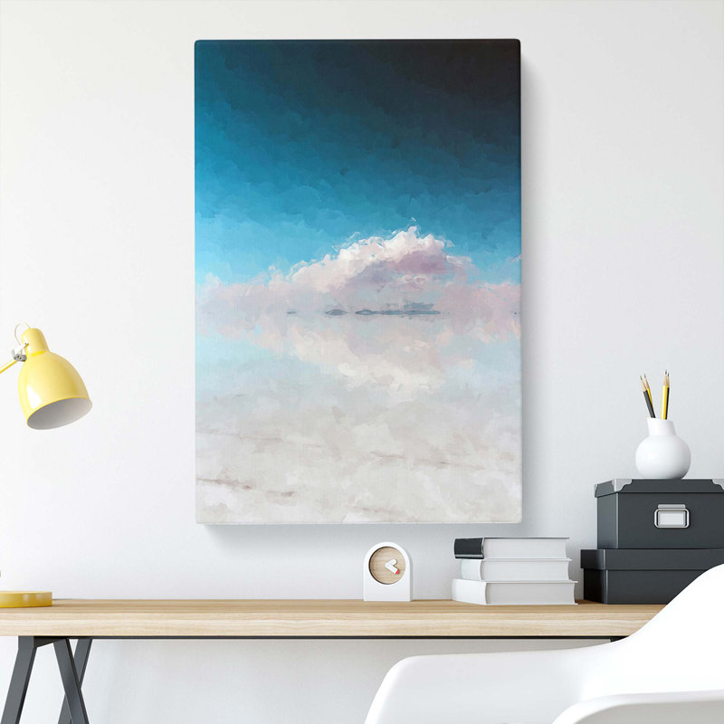 Salar De Uyuni Salt Flat In Bolivia Abstract Art - Wrapped Canvas, 76cm H x 50cm W x 3cm D