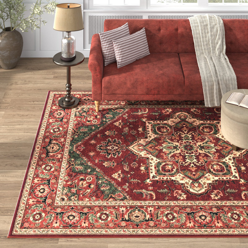 Pine Grove Oriental Wool Area Rug, Rectangle 160 x 240cm