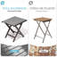  Table d'appoint rectangulaire pliante en aluminium pour l'extérieur-1539574388