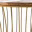 Table basse en bois de manguier et en fer - La beauté de la fabrication à la main rehausse votre décor
