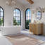 Turlington Freestanding Standard Bathroom Vanity with Top-1947649853-1971955815