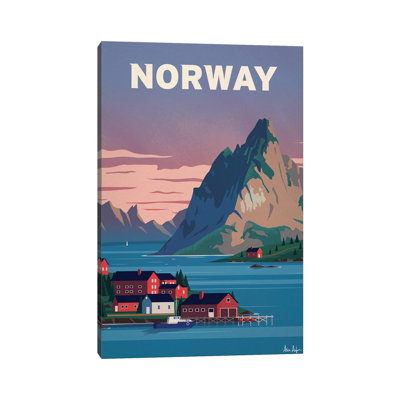 Norway by IdeaStorm Studios - Wrapped Canvas Print