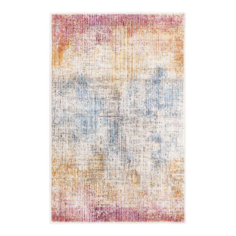 Laquin Abstract Indoor Rug, Rectangle 2' x 3'
