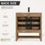 Meuble-lavabo simple 30 po Oakmere