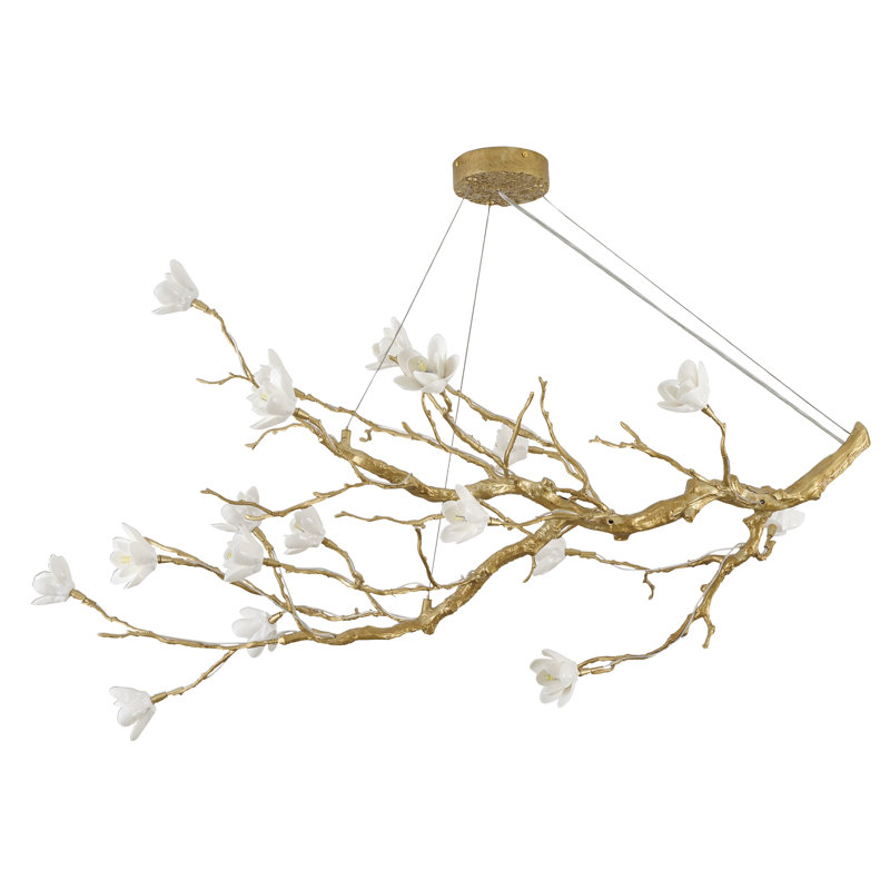 Transitional 18-Light Branch Chandelier 