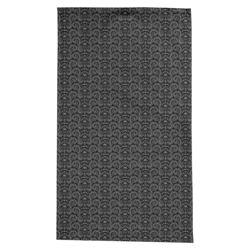Leffel Geometric Tablecloth, Black