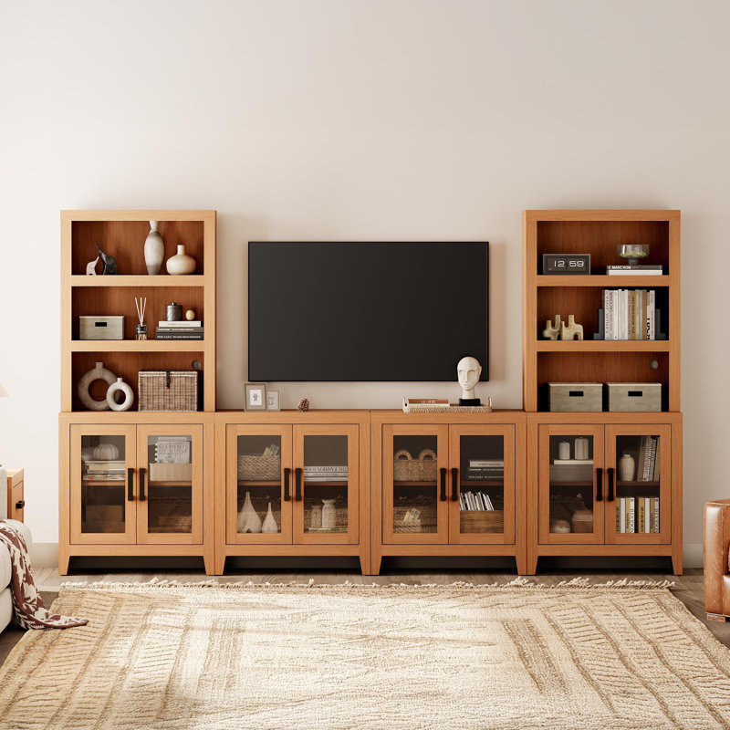 Meuble audio-vidéo Farmhouse, Moka