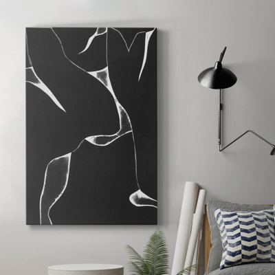 Toile encadrée de qualité supérieure Night Bloom II - prête à être accrochée